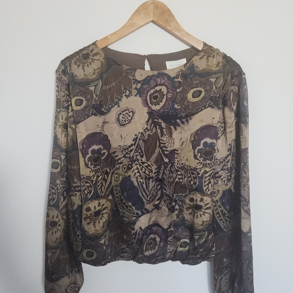 MELLODAY Multicolor Floral Blouse - Picture 2 of 8